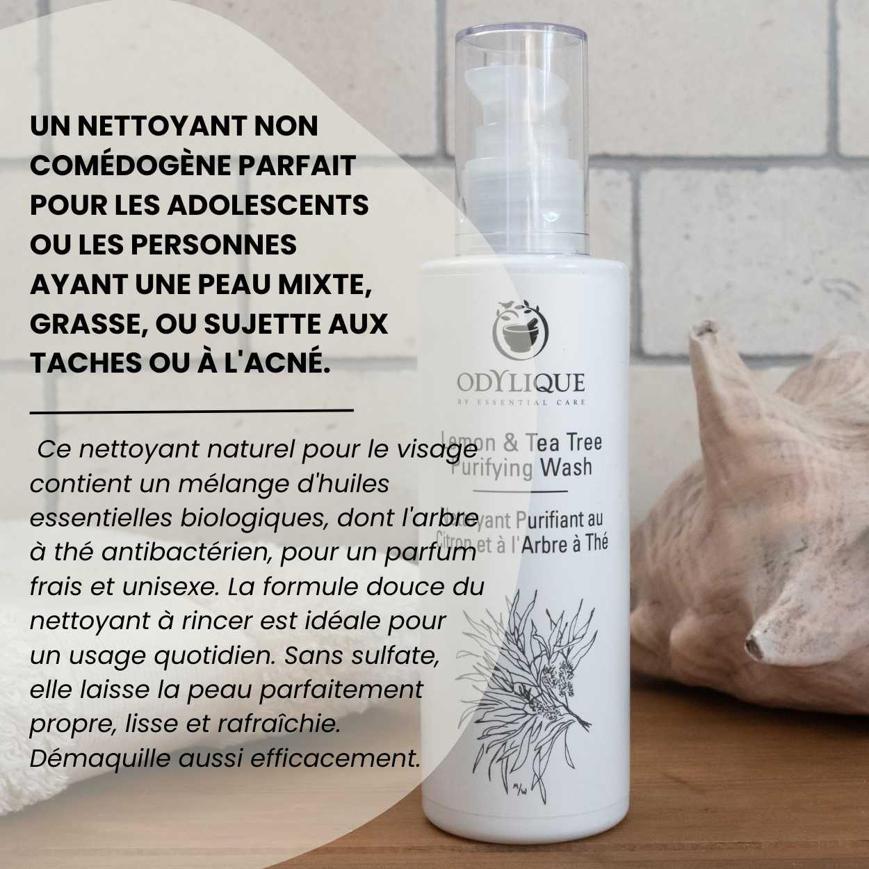 Nettoyant Purifiant au Citron et à l'Arbre à Thé