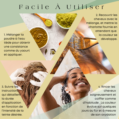 Coloration Végétale Blond Doré – Soin Naturel Sans PPD