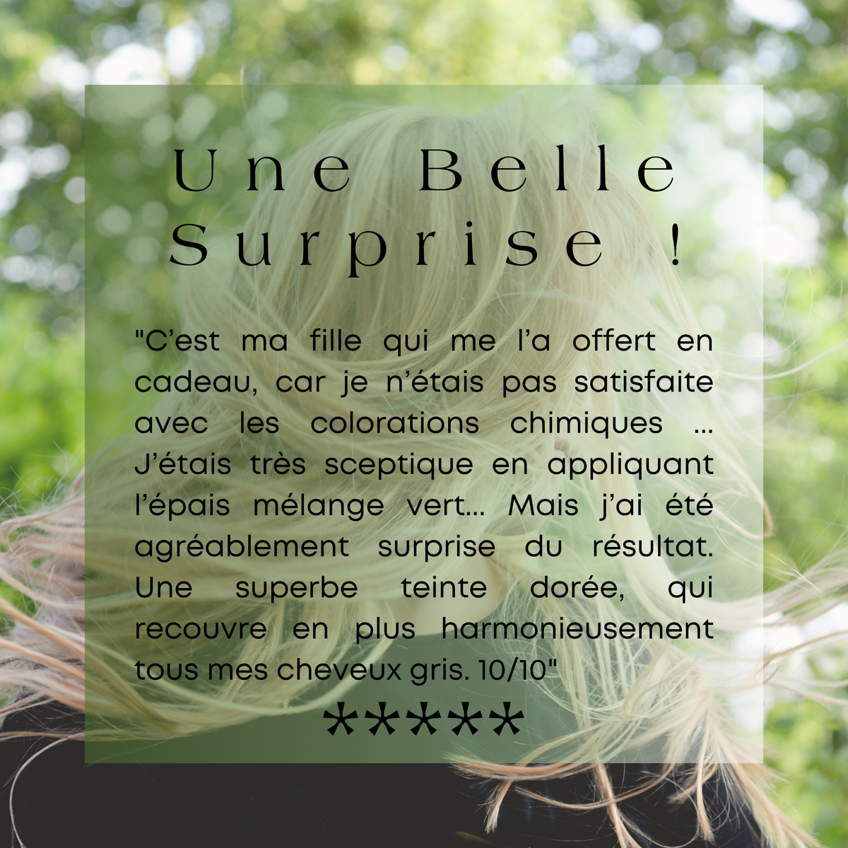 Coloration Végétale Blond Doré – Soin Naturel Sans PPD