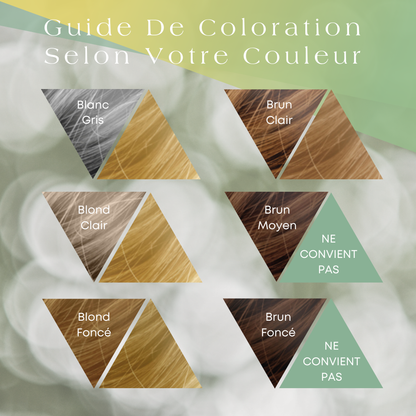 Coloration Végétale Blond Doré – Soin Naturel Sans PPD