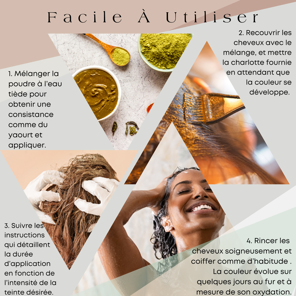 Coloration Végétale Châtain Noisette – Soin Naturel Sans PPD