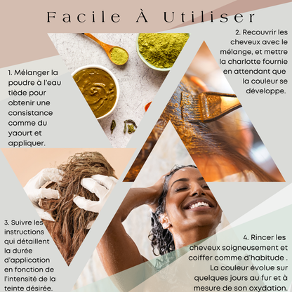 Coloration Végétale Châtain Noisette – Soin Naturel Sans PPD